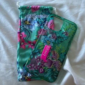 iphone 12 pro max tropical flower loopy case